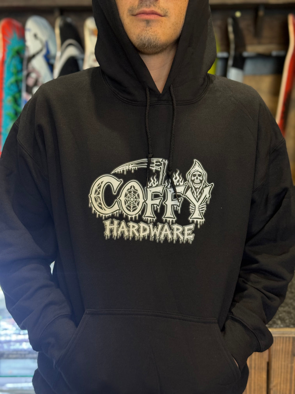 Coffee Hardware Reaper Hoodie ￼