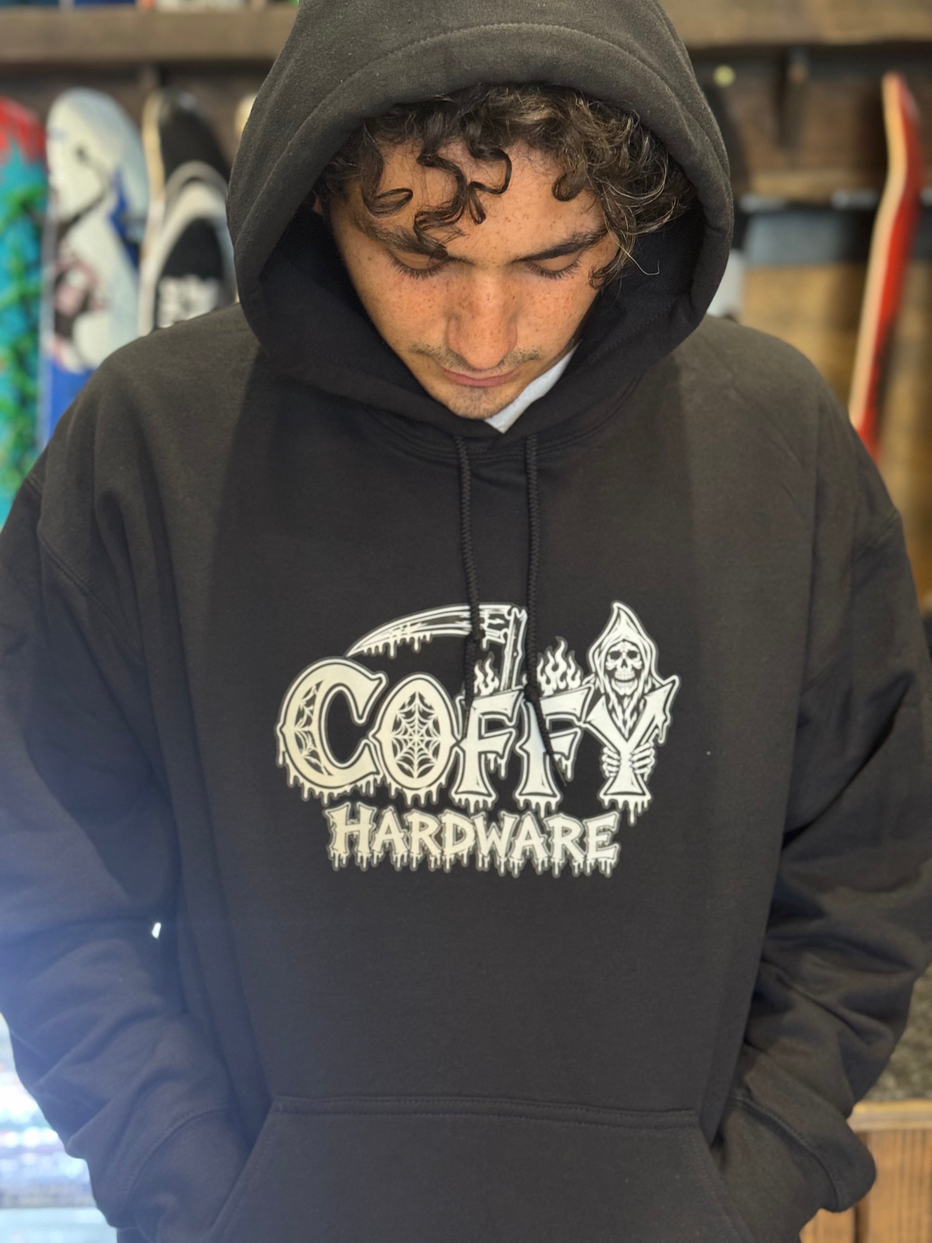Coffee Hardware Reaper Hoodie ￼